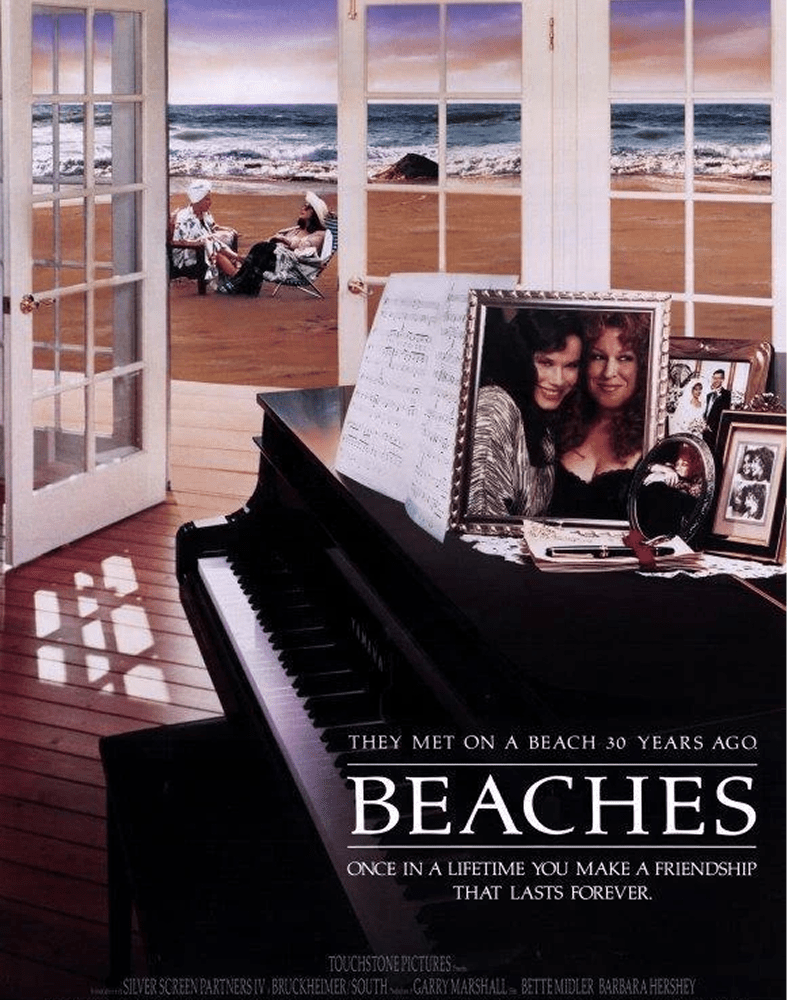 Piano by the beach with photos