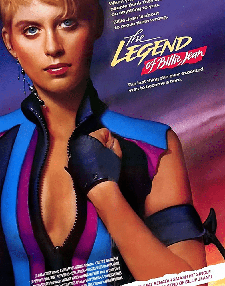 Film poster featuring determined woman