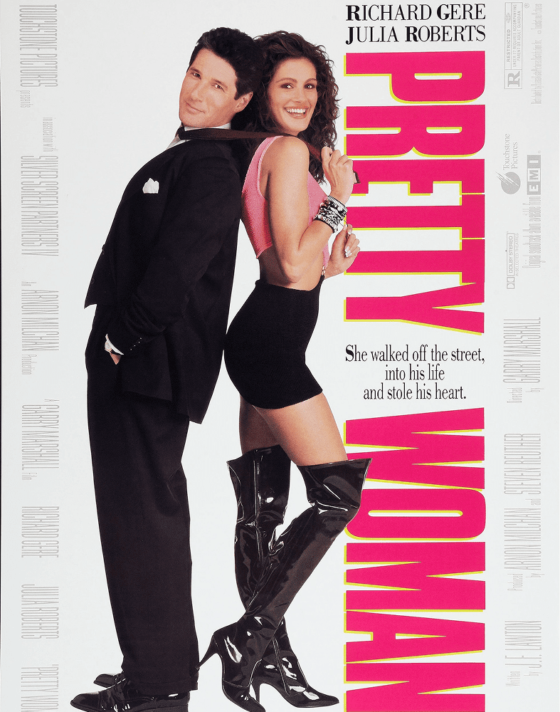 Movie poster with man and woman smiling